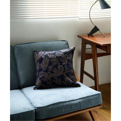 GB PAISLEY CUSHION COVER クッションカバー 45cm （ネイビー）｜詳細画像