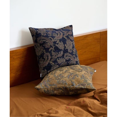 GB PAISLEY CUSHION COVER クッションカバー 45cm （ブラウン）｜詳細画像
