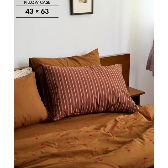 《予約》PILLOW CASE 43x63 ピローケース （オレンジ E）