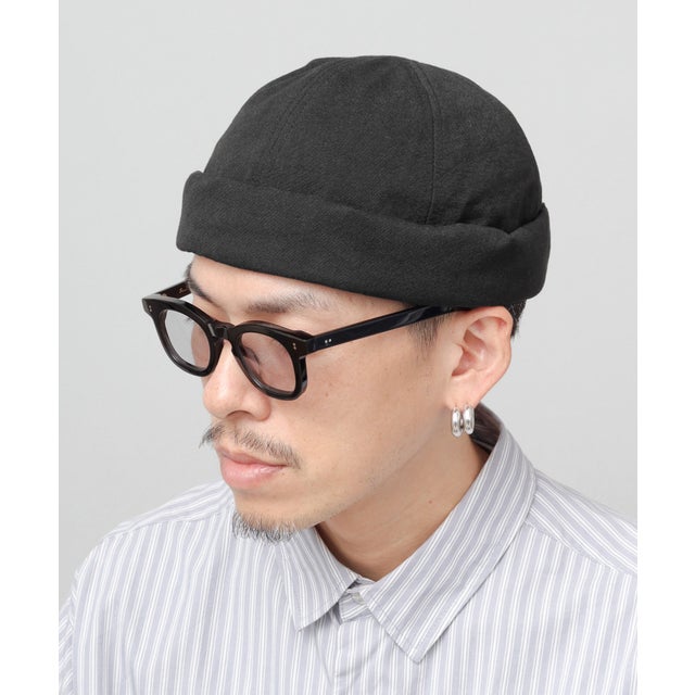 フィッシャーマンキャップ CORDURA ダック生地 洗い加工 手洗い可能 サイズ調節 （ブラック）