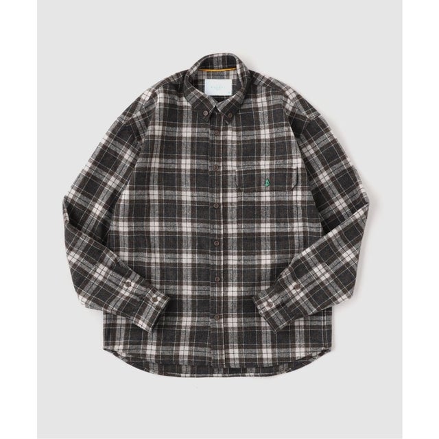 Whimsy / ウィムジー TARTAN FLANNEL SHIRT （ブラック）