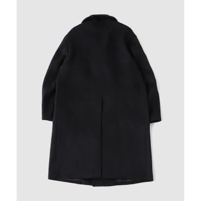 MATSUFUJI / マツフジ DOUBLE BREASTED MELTON COAT （ブラック）｜詳細画像