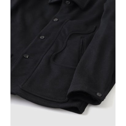 パルプ PULP MATSUFUJI / マツフジ CONNECTED POCKETS MELTON JKT （ブラック）｜詳細画像