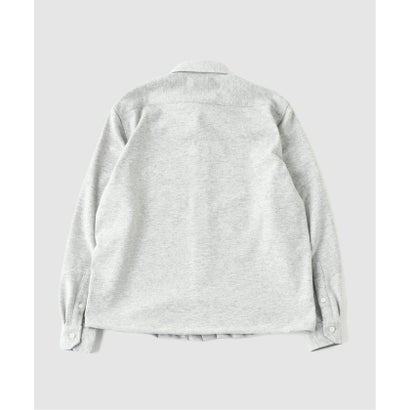 via / ヴァイア COZY KNIT SHIRT （グレーA）｜詳細画像