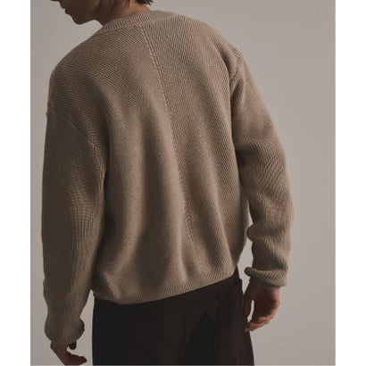 パルプ PULP via / ヴァイア CREWNECK CARDIGAN （ネイビー）｜詳細画像