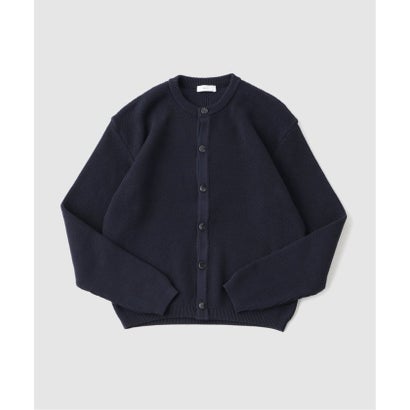 パルプ PULP via / ヴァイア CREWNECK CARDIGAN （ネイビー）｜詳細画像