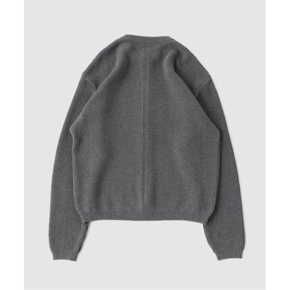 パルプ PULP via / ヴァイア CREWNECK CARDIGAN （ネイビー）｜詳細画像