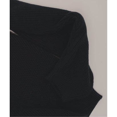 パルプ PULP via / ヴァイア CREWNECK CARDIGAN （ネイビー）｜詳細画像