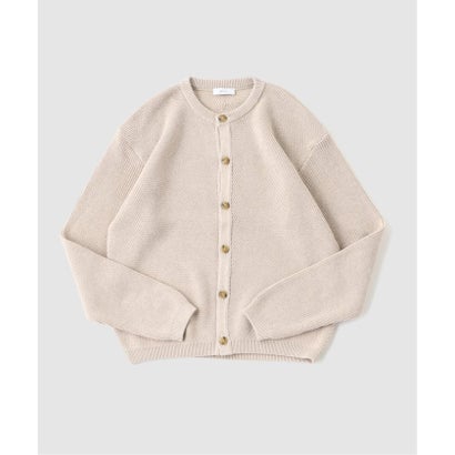 パルプ PULP via / ヴァイア CREWNECK CARDIGAN （グレー）｜詳細画像