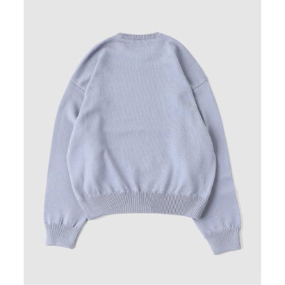 via / ヴァイア V GUSSET KNIT CREWNECK （グリーン B）｜詳細画像