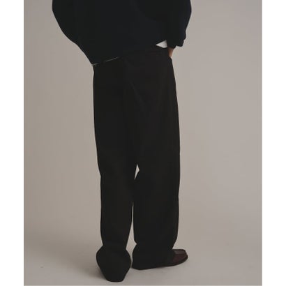 via / ヴァイア DENIM TROUSERS （ブラック）｜詳細画像