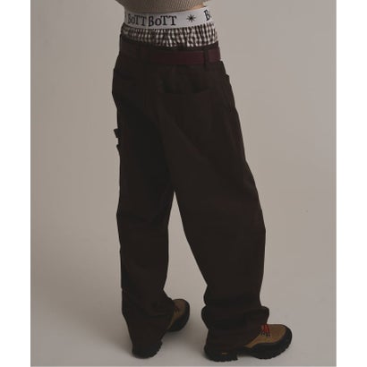 パルプ PULP via / ヴァイア LOOSE FIT PAINTER PANTS （ブラック）｜詳細画像