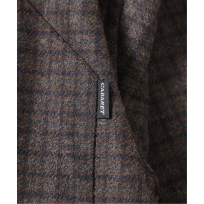 cabaret poval / キャバレーポバール REWOOL PLAID LS SHIRT （ブラウン）｜詳細画像