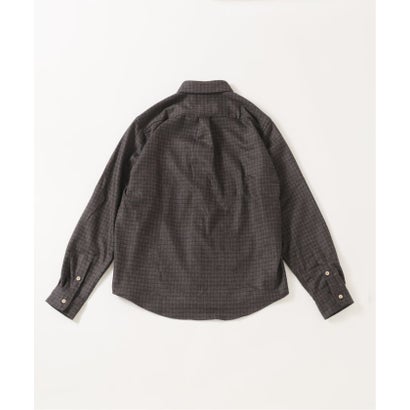 cabaret poval / キャバレーポバール REWOOL PLAID LS SHIRT （ブラウン）｜詳細画像