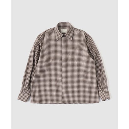 CAMISAS MANOLO / カミサス マノロ BROWN/CAMEL CHECKS CAMPO （ブラウン）｜詳細画像