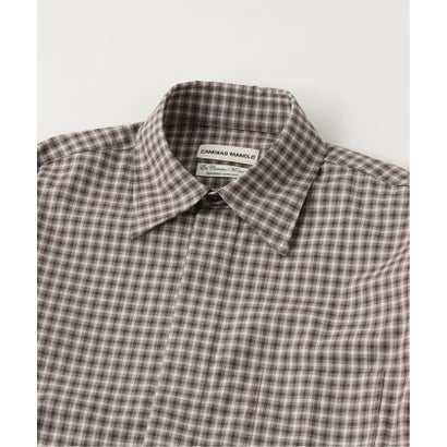 CAMISAS MANOLO / カミサス マノロ BROWN/CAMEL CHECKS CAMPO （ブラウン）｜詳細画像