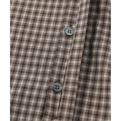 CAMISAS MANOLO / カミサス マノロ BROWN/CAMEL CHECKS CAMPO （ブラウン）｜詳細画像