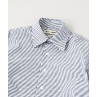 CAMISAS MANOLO / カミサス マノロ BLUE/WHITE STRIPES CAMISA SHIRT （ブルー）｜詳細画像