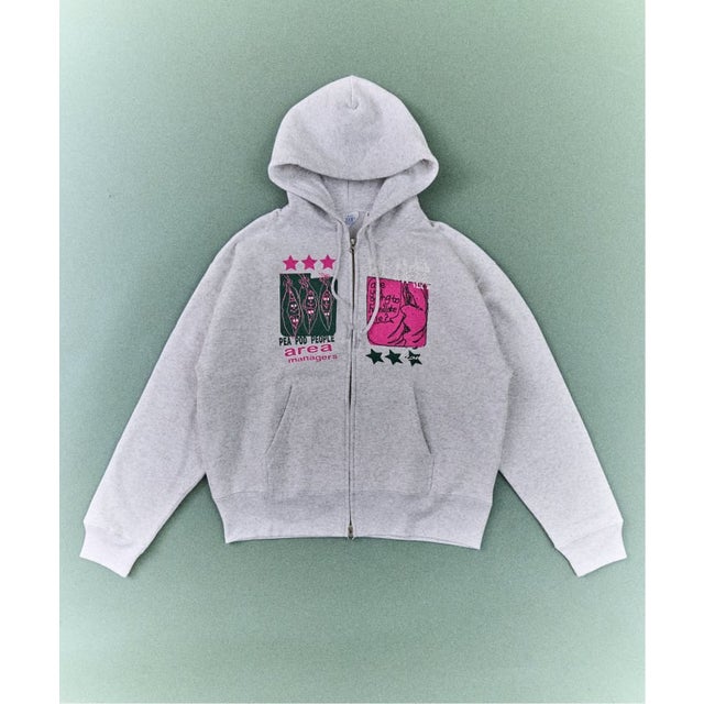 UK ARTIST PROJECT 【LEOMI】 ZIP HOODIE （グレーA）