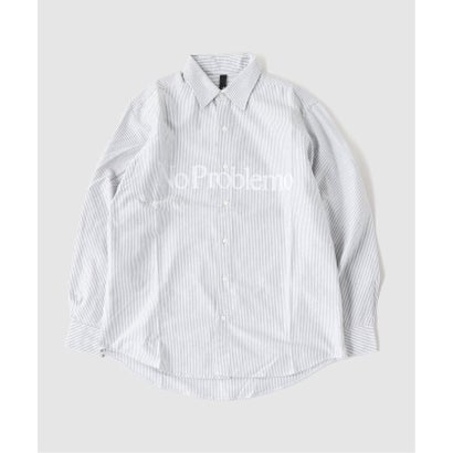 パルプ PULP No Problemo /ノープロブレモ NO PROBLEMO OXFORD STRIPE LS （グレー）｜詳細画像