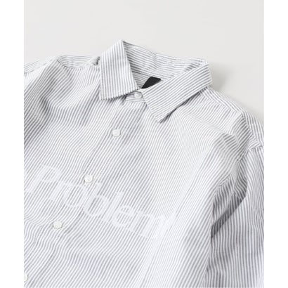 パルプ PULP No Problemo /ノープロブレモ NO PROBLEMO OXFORD STRIPE LS （グレー）｜詳細画像
