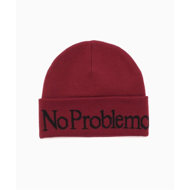 No Problemo /ノープロブレモ NO PROBLEMO BEANIE （レッド）