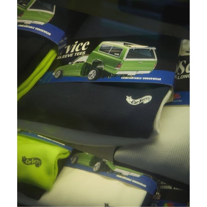 パルプ PULP CarService / カーサービス × FRUIT OF THE LOOM / 2P THERMAL LS（2枚セット） （ブラック）｜詳細画像