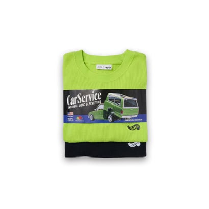 パルプ PULP CarService / カーサービス × FRUIT OF THE LOOM / 2P THERMAL LS（2枚セット） （ホワイト）｜詳細画像