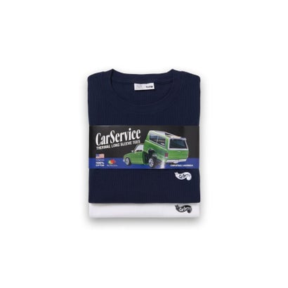 パルプ PULP CarService / カーサービス × FRUIT OF THE LOOM / 2P THERMAL LS（2枚セット） （ホワイト）｜詳細画像