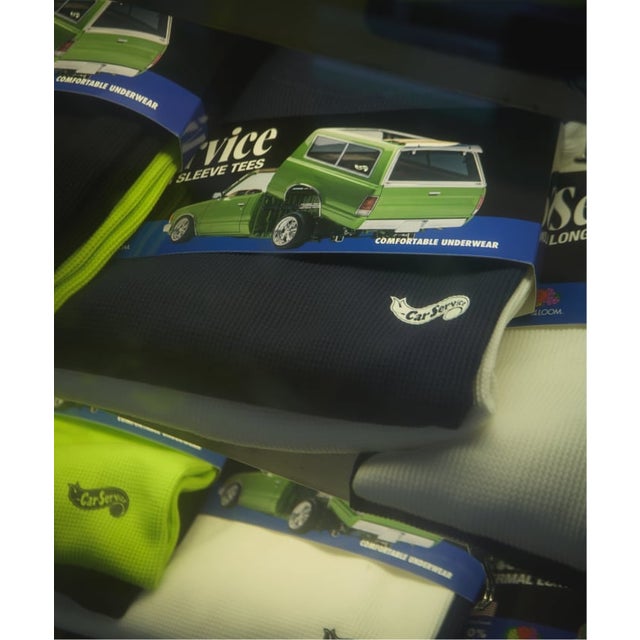 CarService / カーサービス × FRUIT OF THE LOOM / 2P THERMAL LS（2枚セット） （ホワイト）