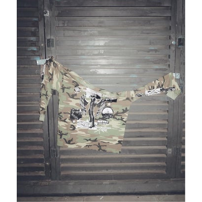パルプ PULP UK ARTIST PROJECT【ROYDON】CAMO THERMAL LS （カーキ）｜詳細画像