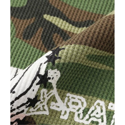 パルプ PULP UK ARTIST PROJECT【ROYDON】CAMO THERMAL LS （カーキ）｜詳細画像