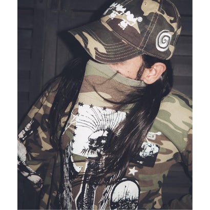 UK ARTIST PROJECT 【ROYDON】CAMO CAP （カーキ）｜詳細画像