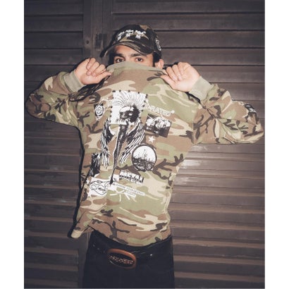 パルプ PULP UK ARTIST PROJECT 【ROYDON】CAMO CAP （カーキ）｜詳細画像