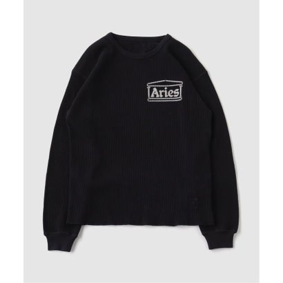 ARIES / アリーズ REVERSIBLE BARBED LOVE TEMPLE WAFFLE L/S TEE （レッド）｜詳細画像
