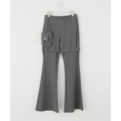 パルプ PULP 【Geek Office / ギークオフィス】NACHE / ナチェ DETACHABLE SLIM FIT PANTS （グレー）｜詳細画像