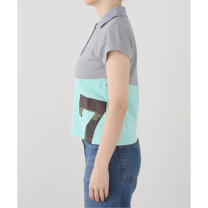 パルプ PULP OMO/オモ Half 7 Polo Shirt Top （グレー）｜詳細画像