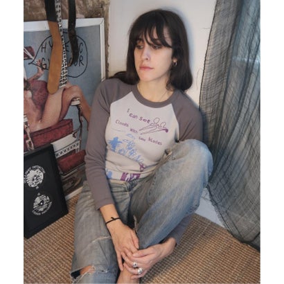 UK ARTIST PROJECT【LEOMI】RAGLAN L/S （グレー）｜詳細画像