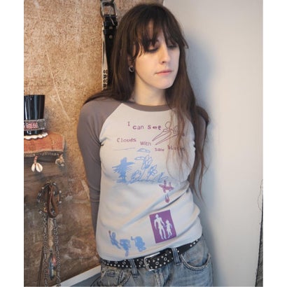 UK ARTIST PROJECT【LEOMI】RAGLAN L/S （グレー）｜詳細画像