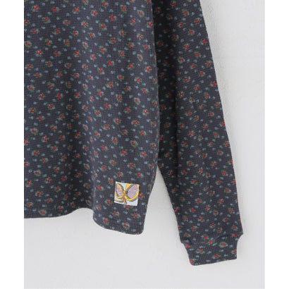パルプ PULP 【Geek Office / ギークオフィス】WEBHOUSE / Ribbie Waffle Long Sleeve （ネイビー）｜詳細画像