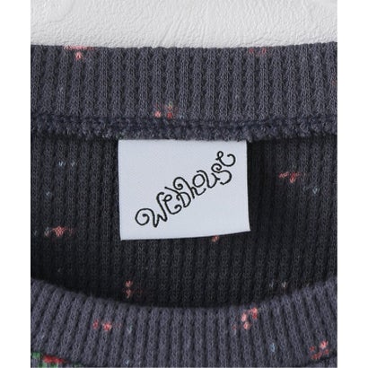 パルプ PULP 【Geek Office / ギークオフィス】WEBHOUSE / Ribbie Waffle Long Sleeve （ネイビー）｜詳細画像