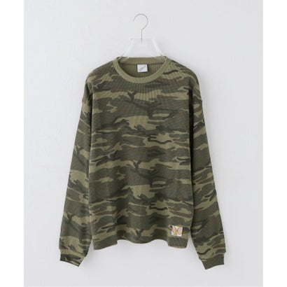 パルプ PULP 【Geek Office / ギークオフィス】WEBHOUSE / Ribbie Waffle Long Sleeve （その他カラー K）｜詳細画像
