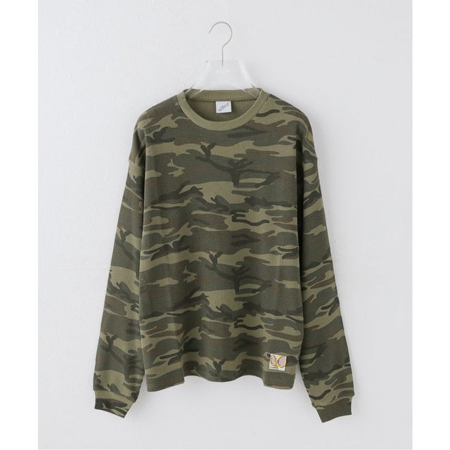 【Geek Office / ギークオフィス】WEBHOUSE / Ribbie Waffle Long Sleeve （その他カラー K）