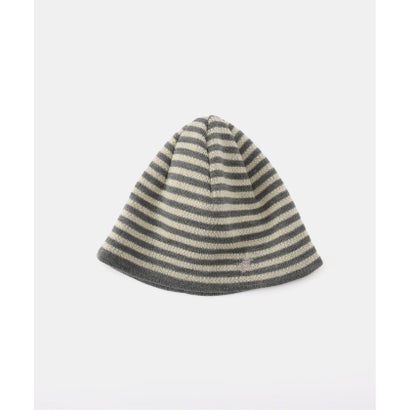 【Geek Office / ギークオフィス】WEBHOUSE / Twister Star Stripe Short Beanie （グレー）｜詳細画像