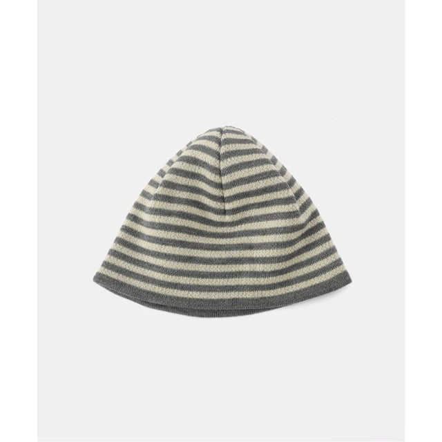 【Geek Office / ギークオフィス】WEBHOUSE / Twister Star Stripe Short Beanie （グレー）