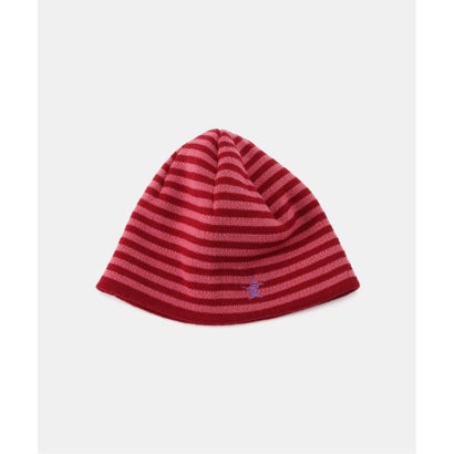 パルプ PULP 【Geek Office / ギークオフィス】WEBHOUSE / Twister Star Stripe Short Beanie （レッド）｜詳細画像