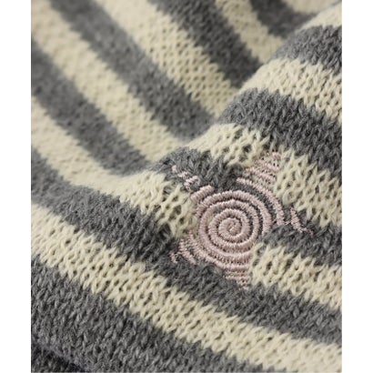 パルプ PULP 【Geek Office / ギークオフィス】WEBHOUSE / Twister Star Stripe Short Beanie （レッド）｜詳細画像