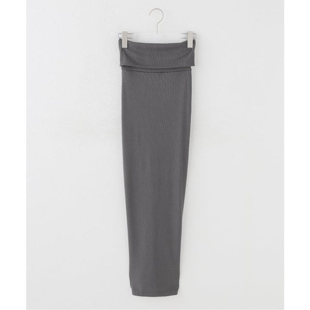COOME/コーメ FOLD OVER SKIRT （グレーA）