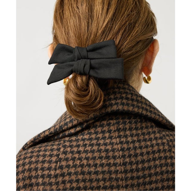《追加予約》LERET.H ルレアッシュ 2 Ribbon バレッタ （ブラック）