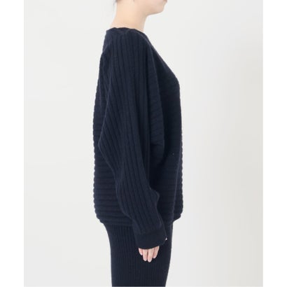 ヴェルメイユ パー イエナ VERMEIL par iena 《予約》Wool Yak Mix ドルマンニット （ネイビー）｜詳細画像